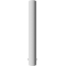Barrier bollard | Steel tube  193 x 3.6 mm | stationary | for setting in concrete | hot-dip galvanized | total length: 1500 mm | with steel cap for bolting
